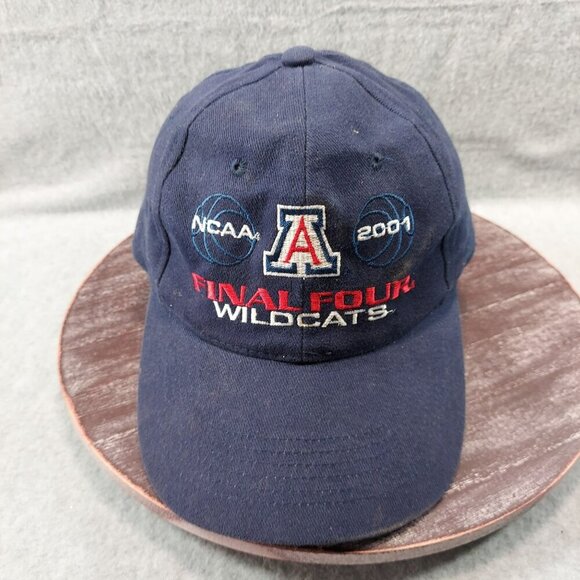 Arizona Wildcats NCAA 2001 Final Four Adjustable Cap Navy Blue Cotton - Picture 1 of 9